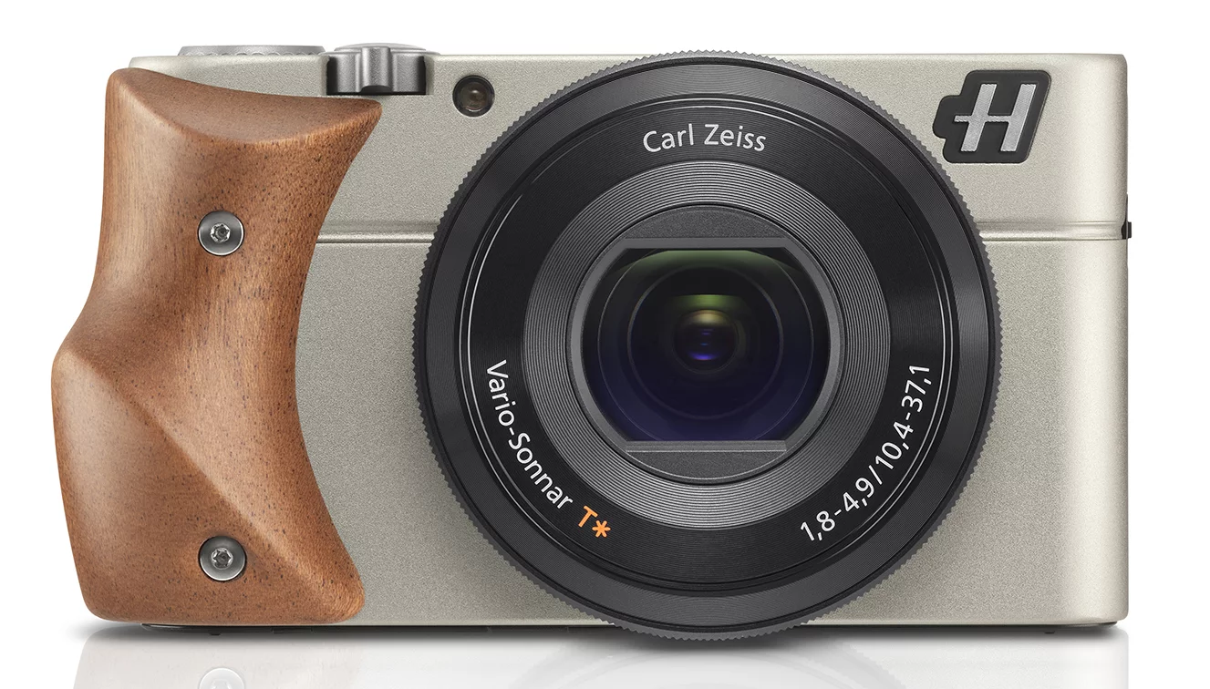 The Hasselblad Stellar with a Mahogany hand-grip