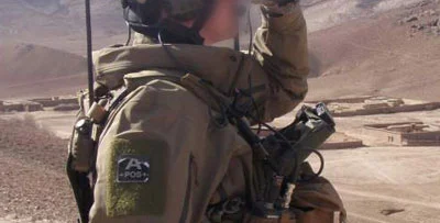 Universal Tactical Display in chest position