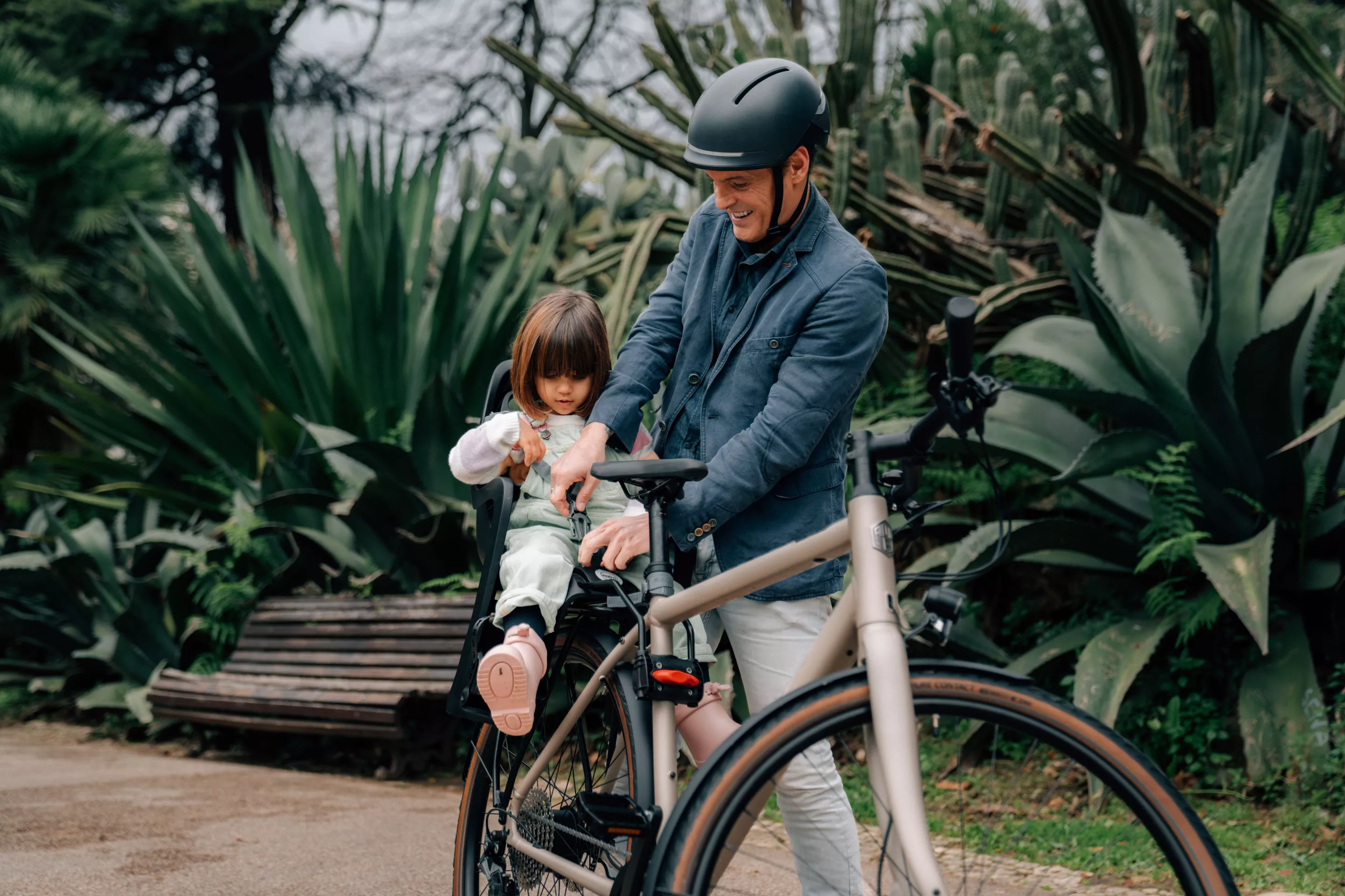 A rear rack is included with the Nova Pro (optional with the Nova), and can accommodate accessories like child seating