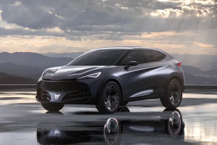 Cupra's Tavascan electric sporty SUV concept looks like a high-tech evolution of the Formentor