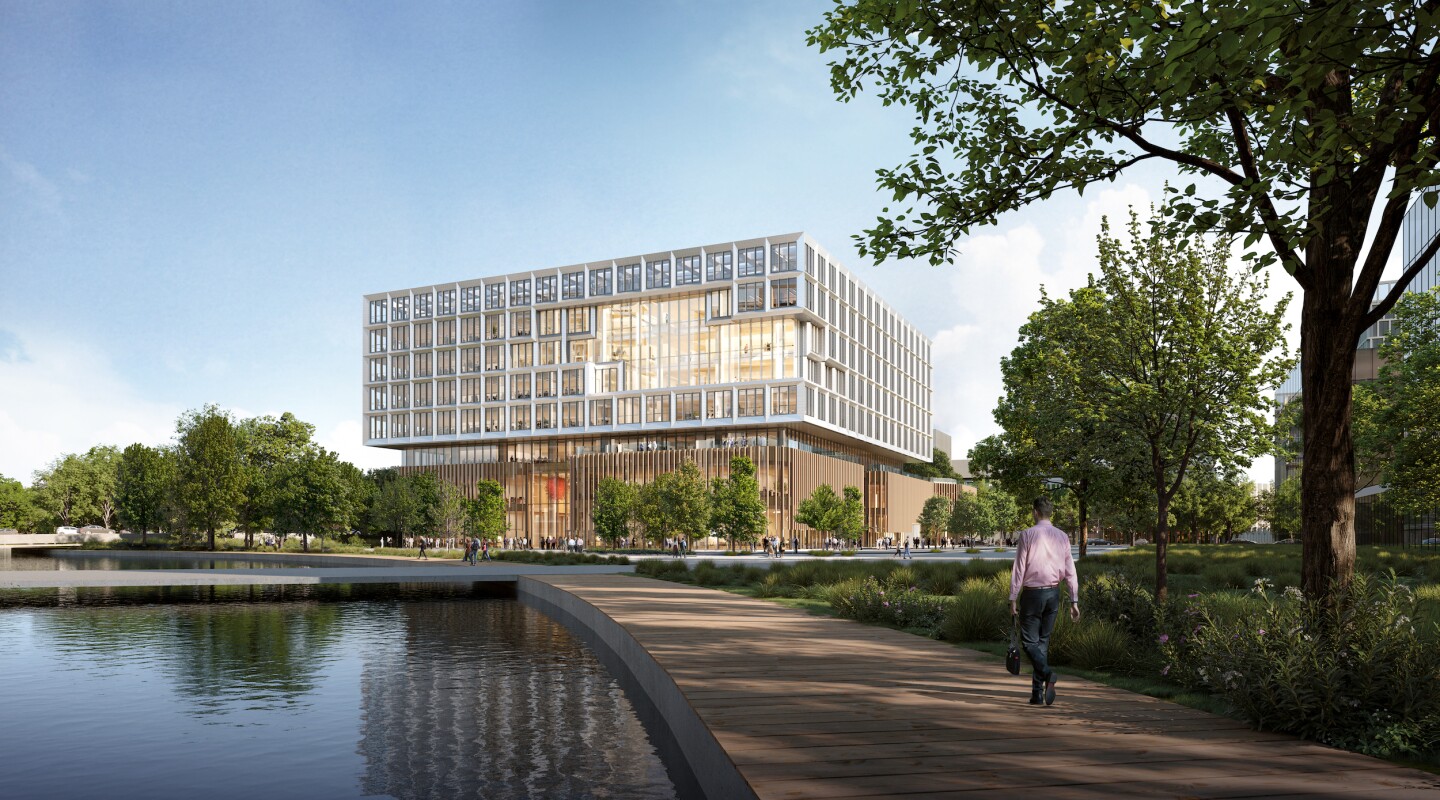 The Shanghai World Laureates Association Artificial Intelligence Lab will host multiple research areas, social areas, and amenities