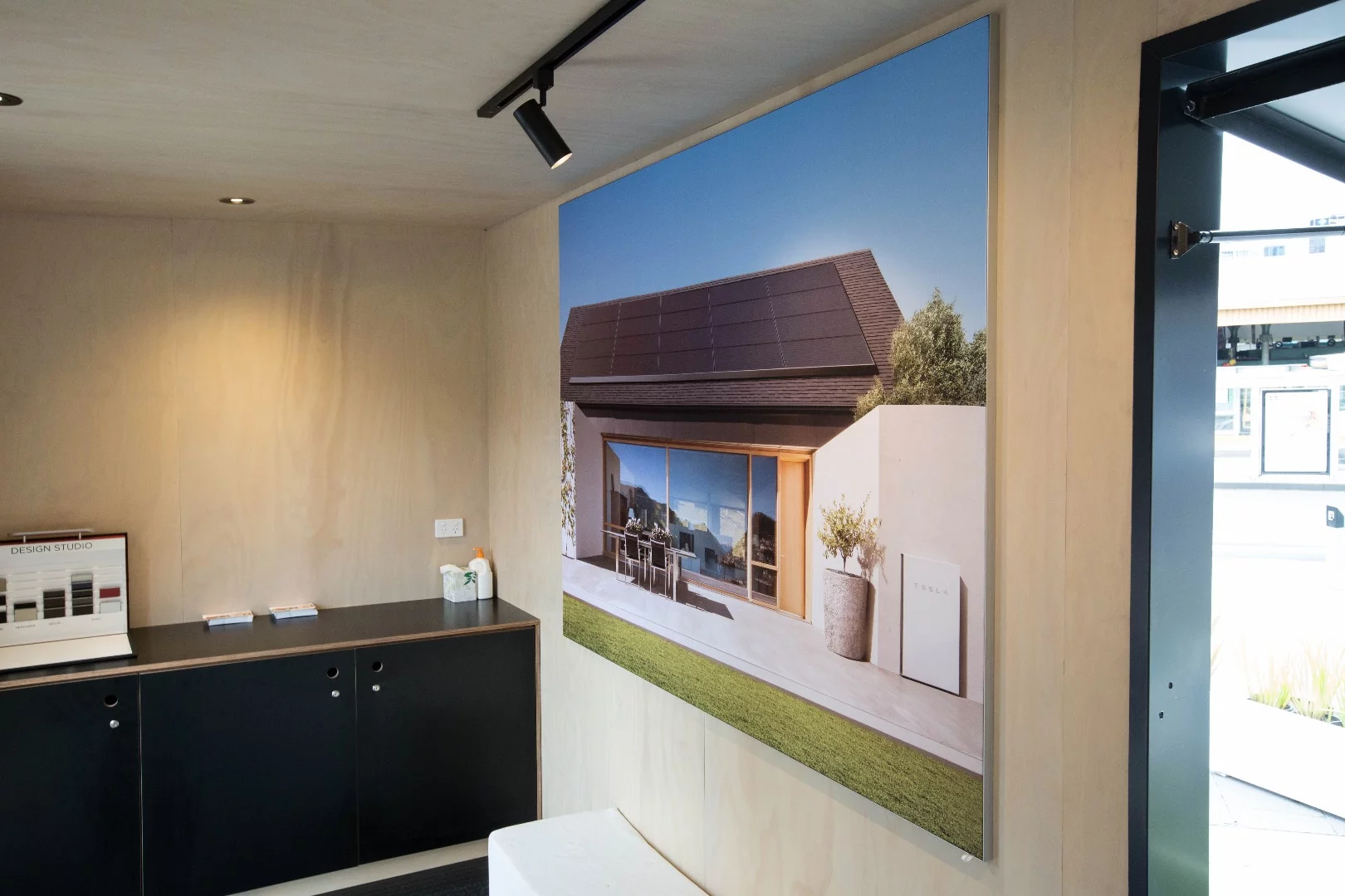 Tesla is using the tiny house to promote its in-home storage and power generation technologies