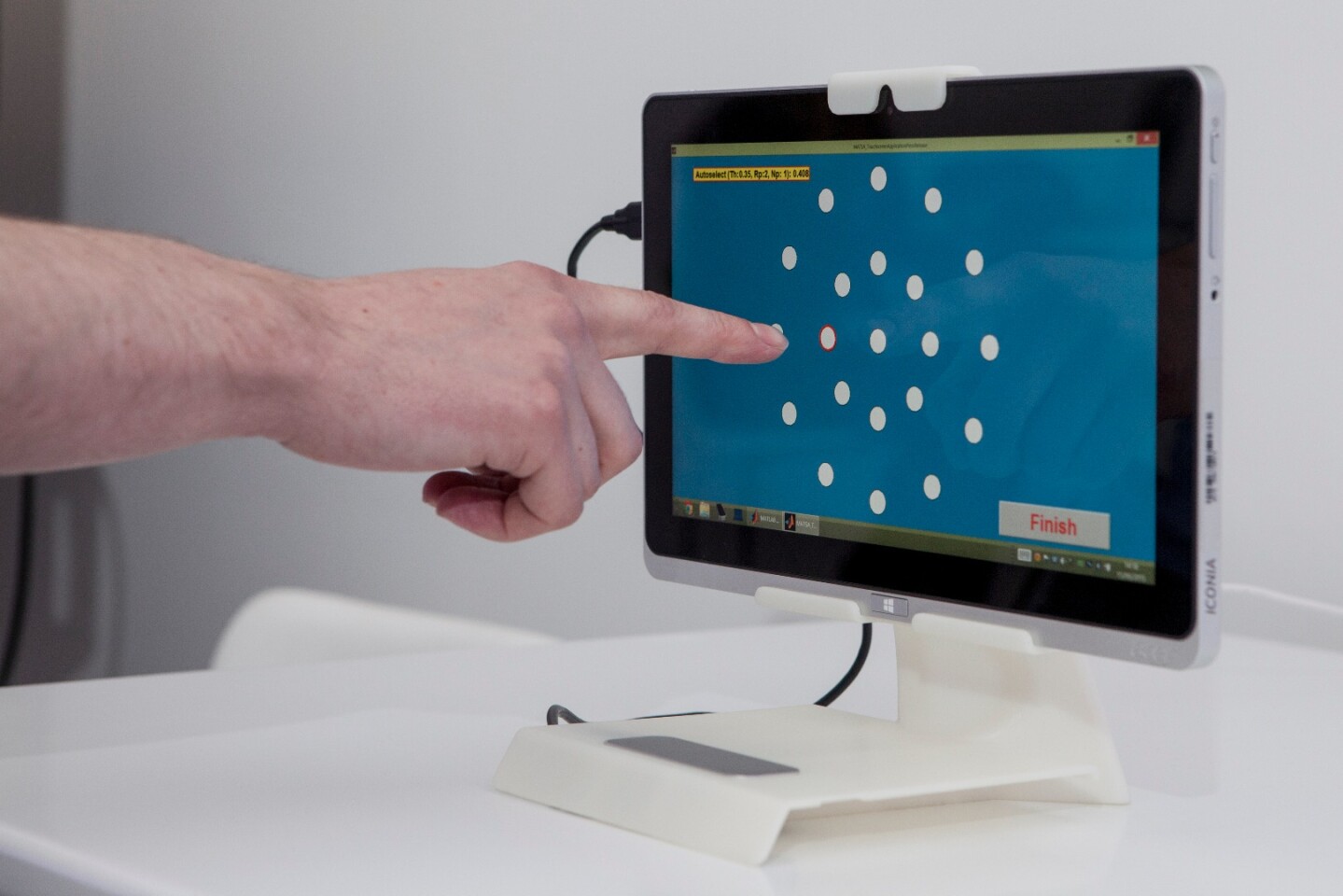 Jaguar is working on a predictive camera system that tracks hands and then selects the option it thinks the driver will press without a finger actually needing to touch the screen