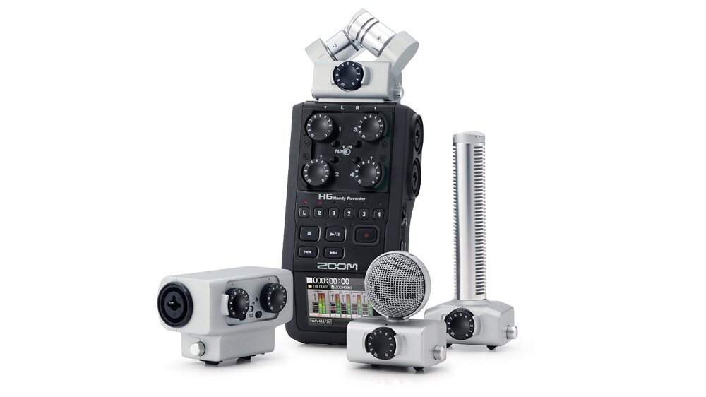Zoom teases H6 audio recorder with interchangeable mic system