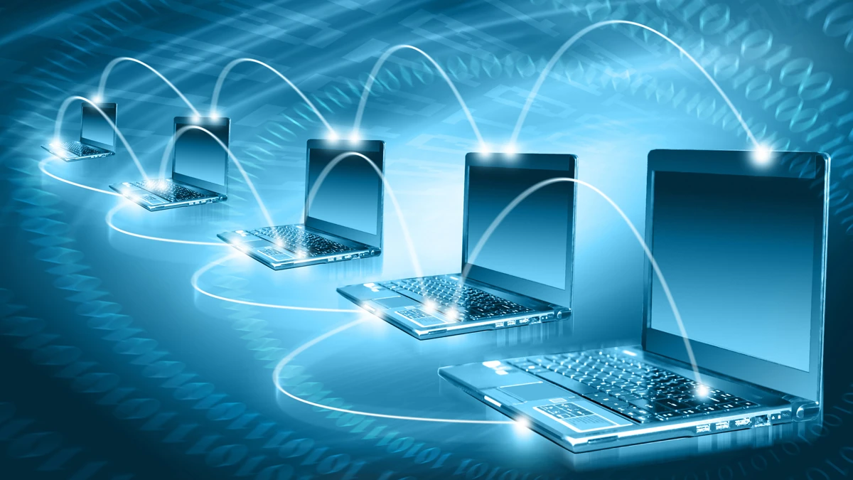 Computer scientists have successfully transmitted data between laptop computers using only their built-in microphones and speakers (Image: Shutterstock)
