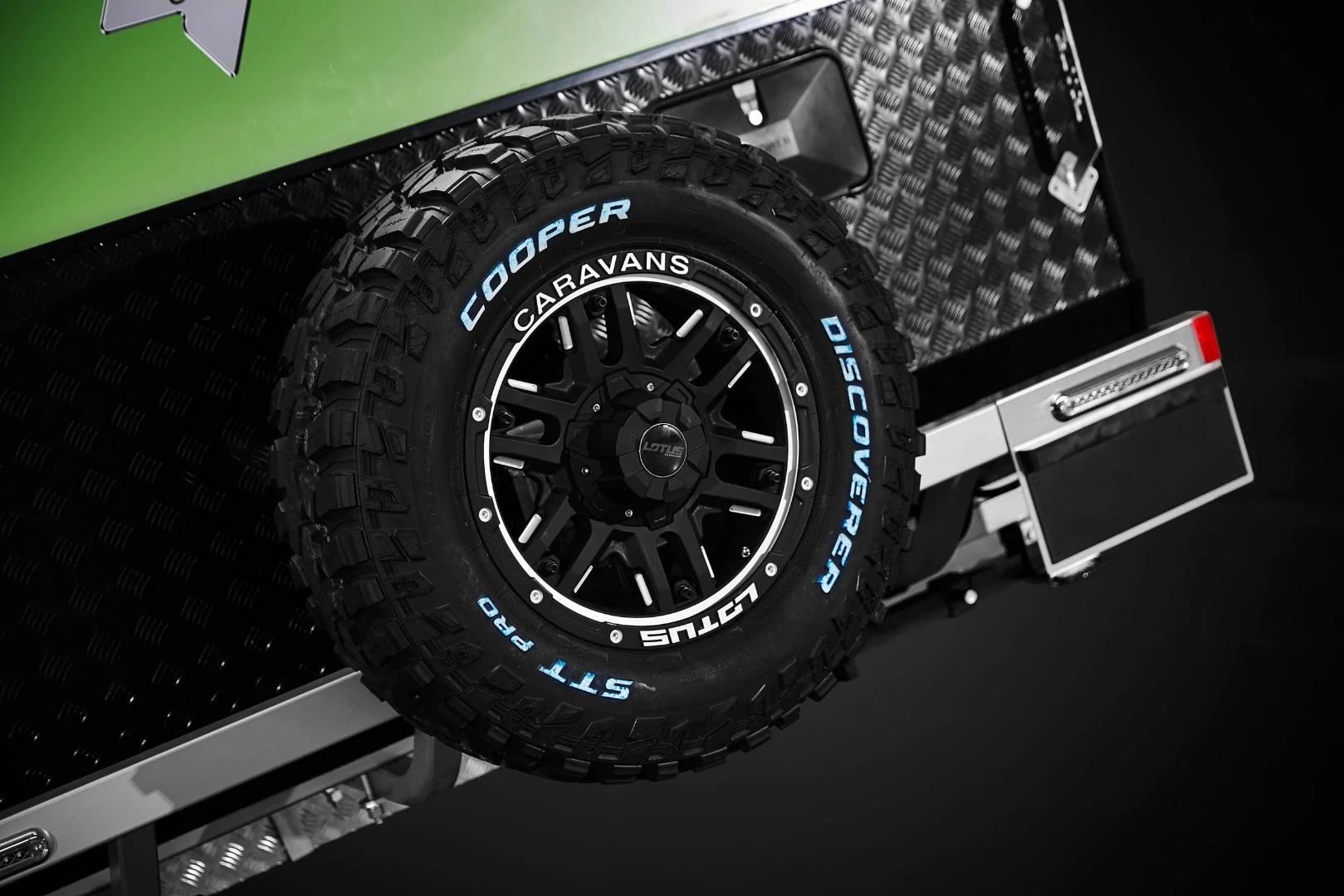 The Off Grid comes with a spare wheel