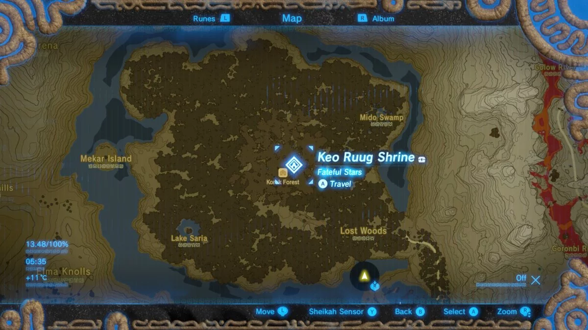 You can also find the Master Sword here