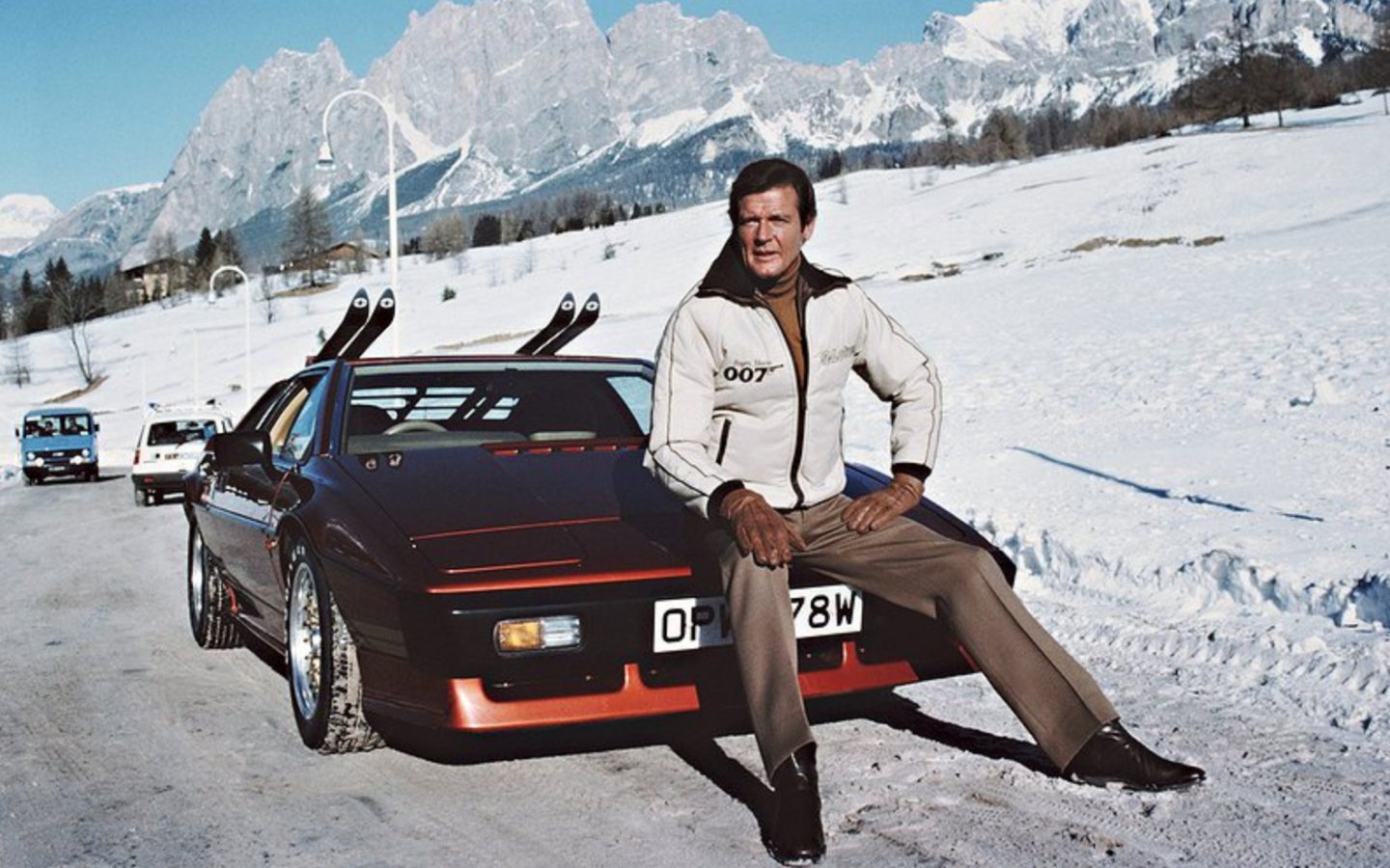 Roger Moore played James Bond in the The Spy Who Loved Me (1977) and For Your Eyes Only. Image courtesy of the car's original stylists, Giugaro