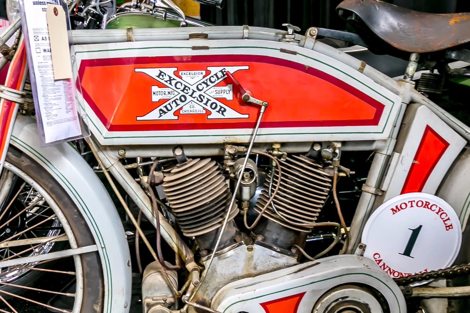 Excelsior has one of the most distinctive and revered logos in motorcycle history