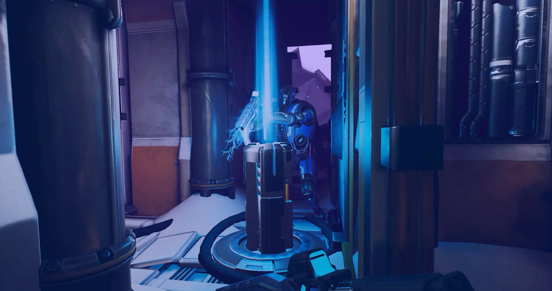 The design of the levels forces players to clash in the center over the goals