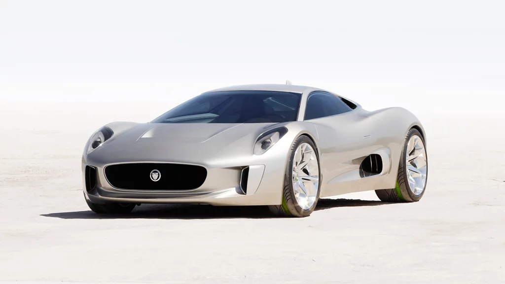 Jaguar's C-X75 concept four-wheel drive electric supercar