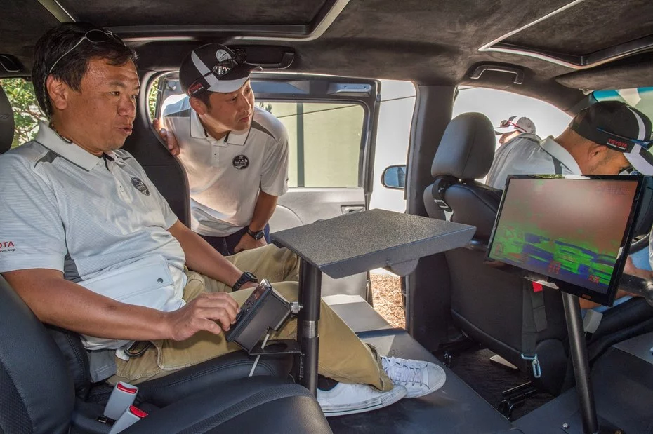 The Ultimate Utility Vehicle has equipment like a 60-in Sony LED TV, TracVision mobile satellite television receiver and Flir M-324xp night vision camera system