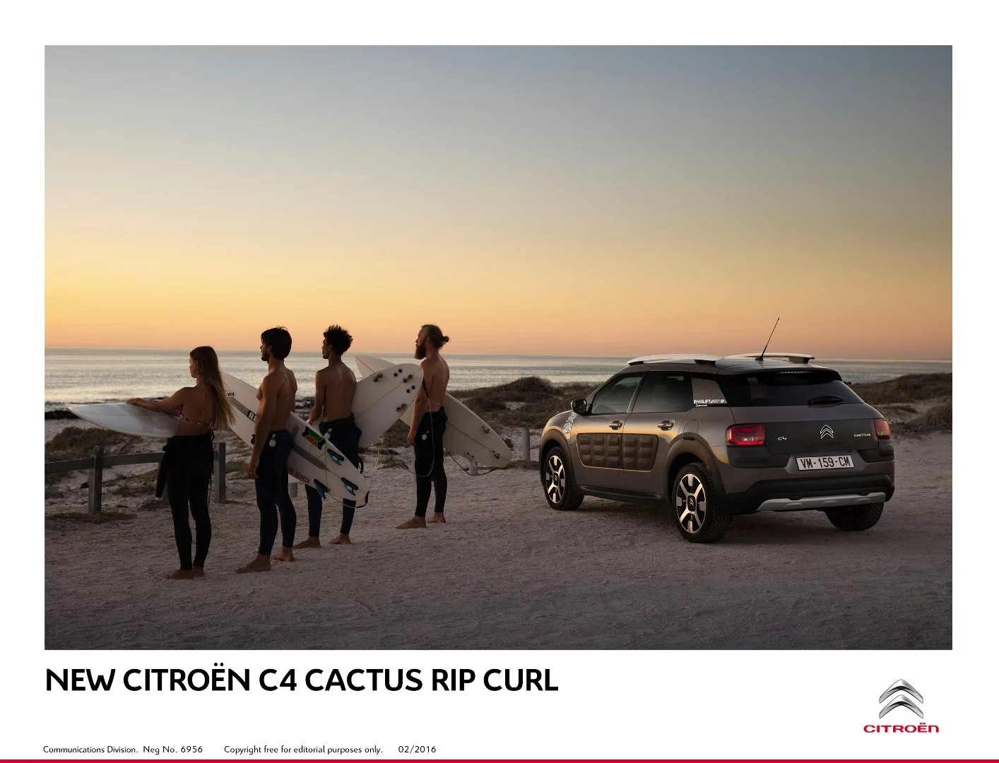 The special edition Cactus is a collaboration between Citroën and Rip Curl