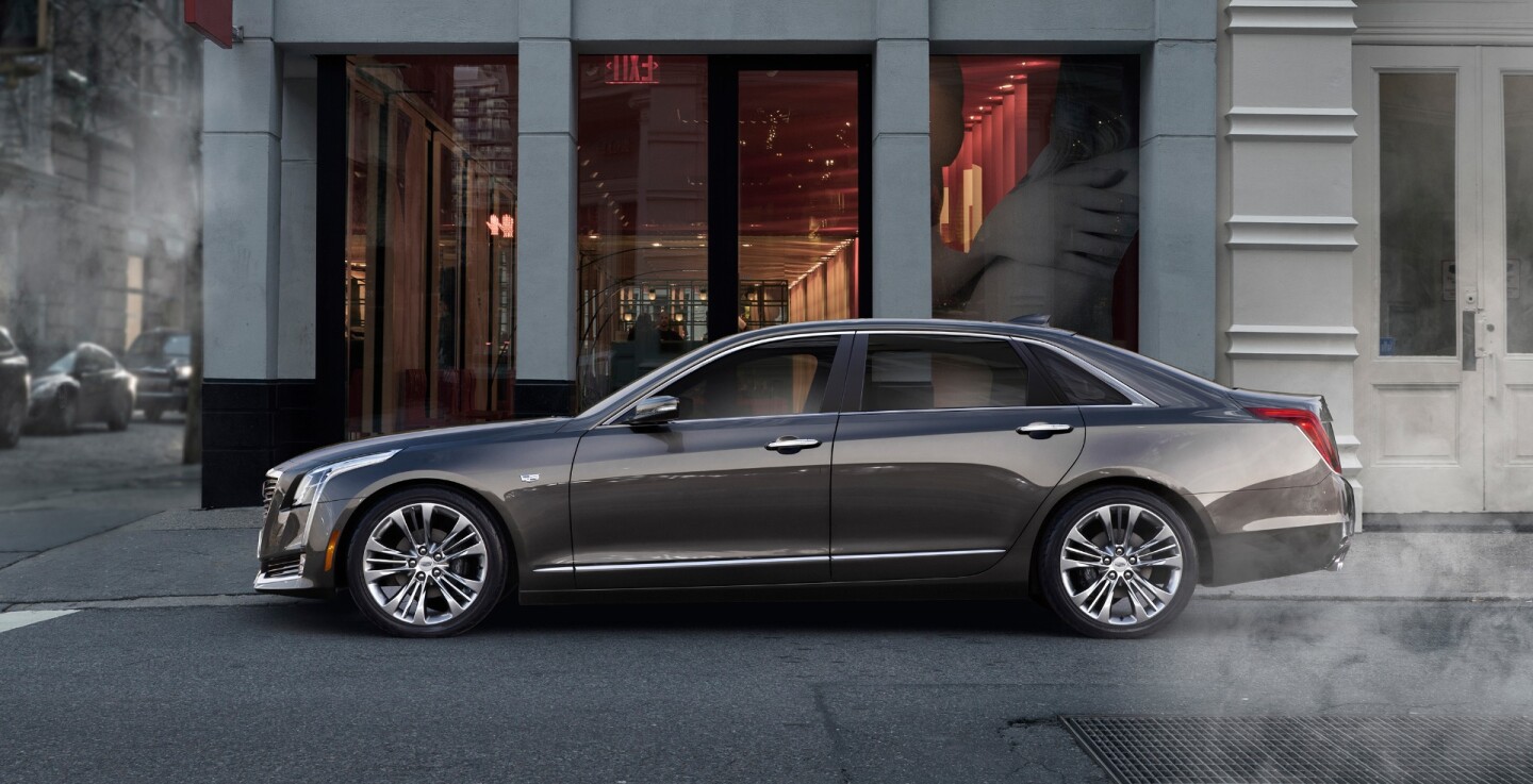The CT6 uses its exterior cameras to record the car's surroundings