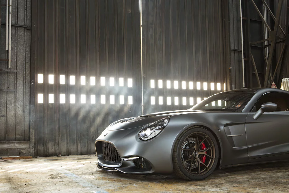 The front splitters are there, but they're not overbearing parts of the design