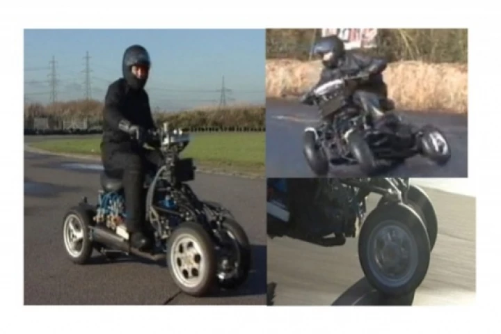 Nick Shotter's tilting 4-wheeler 4MC prototype