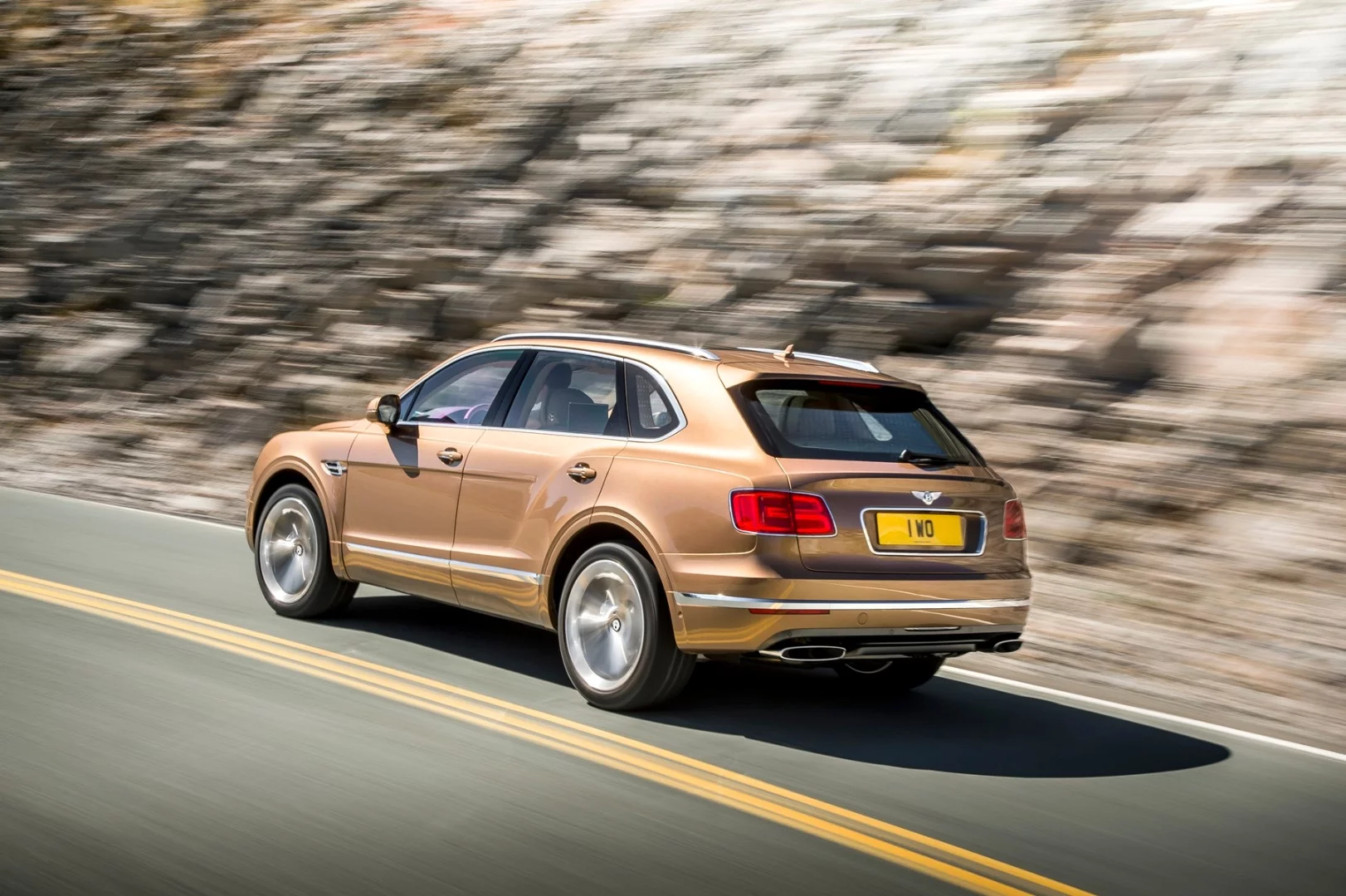 The Bentayga produces 600 hp