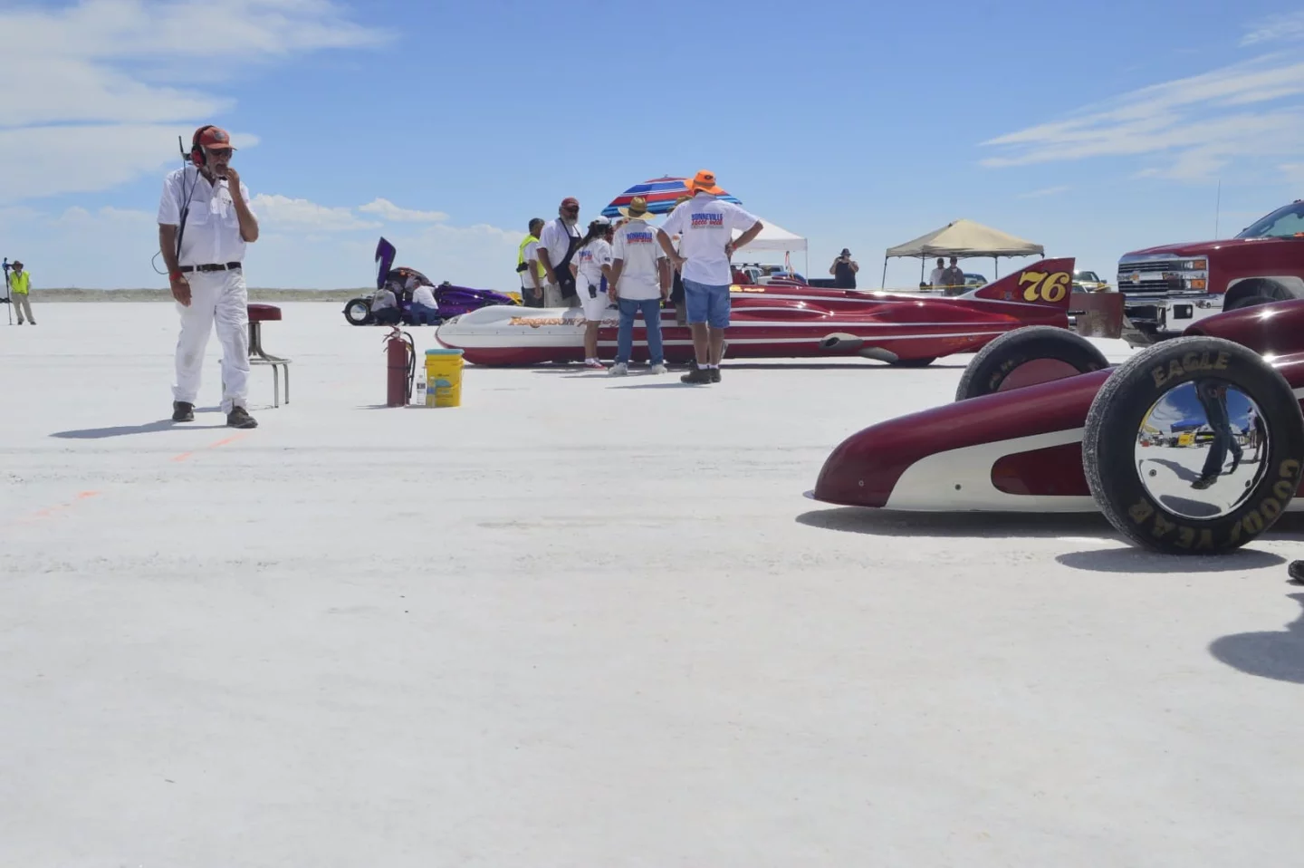 On the line and ready to run at Bonneville