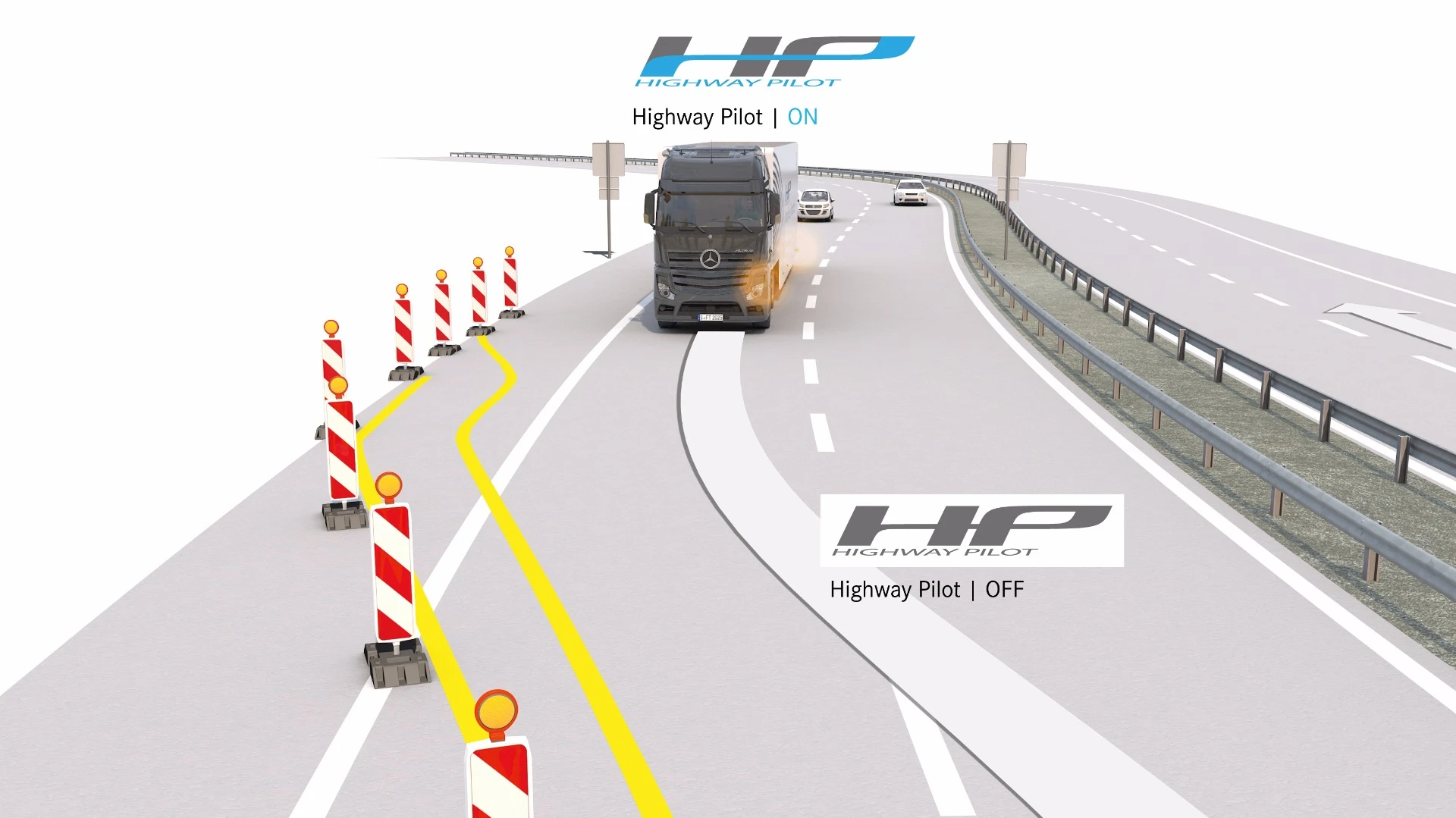 The radars work in conjunction with Active Cruise Control and Active Brake Assist, along with a stereo camera that identifies road markings and guides steering