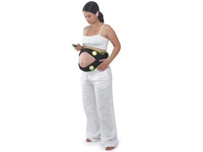 With the Ritmo pregnancy belt, you and your baby can listen to music at the same time