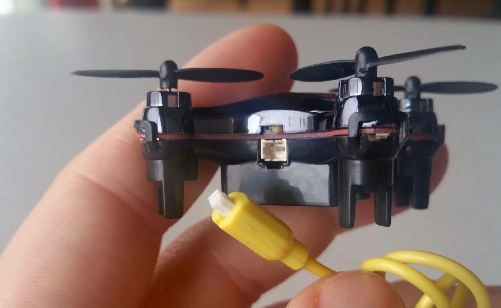 The Axis Drones Vidius can fly for up to seven minutes, requiring only 20 minutes to fully-charge again