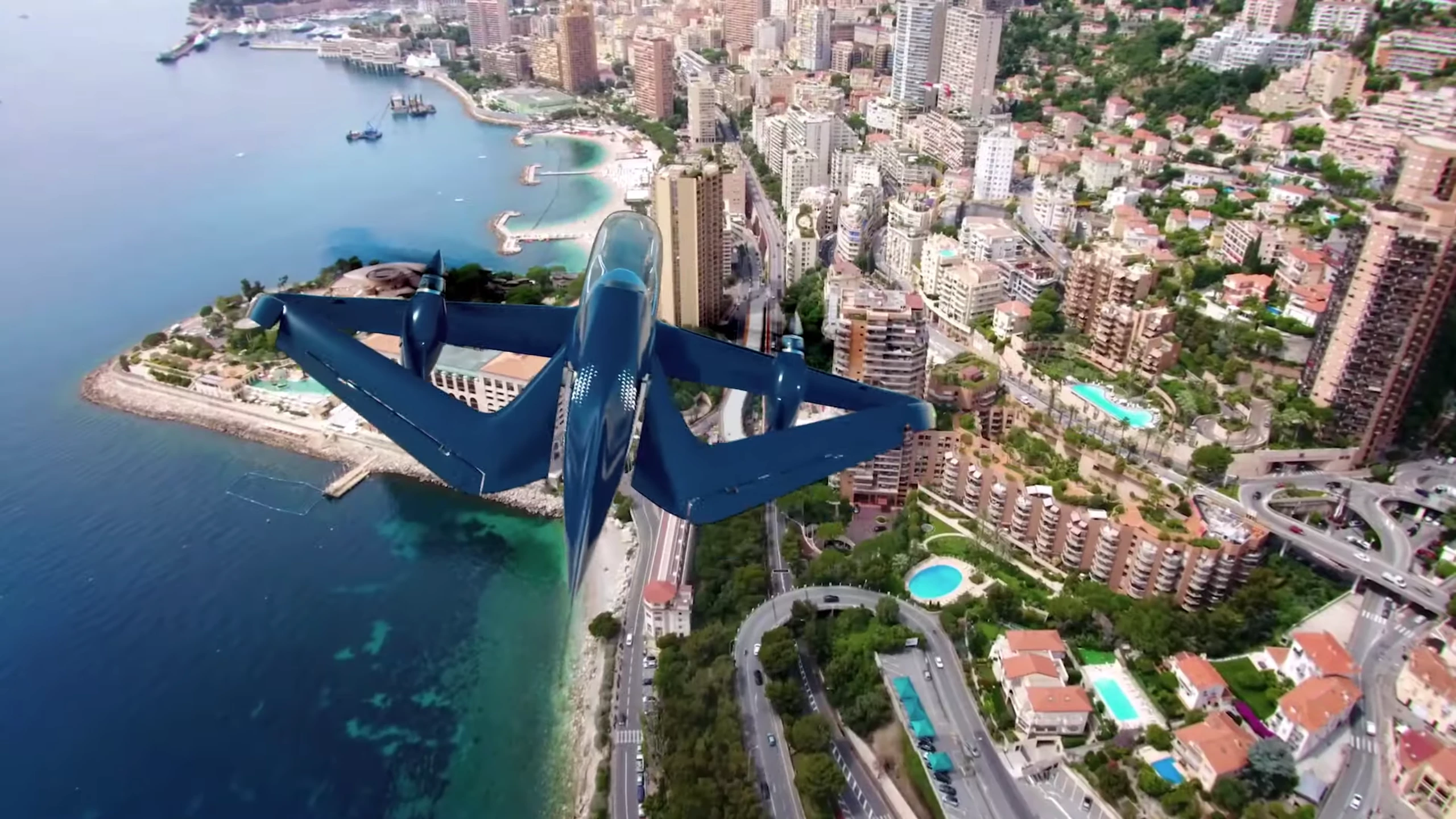 Because of course this thing would by flying over Monaco