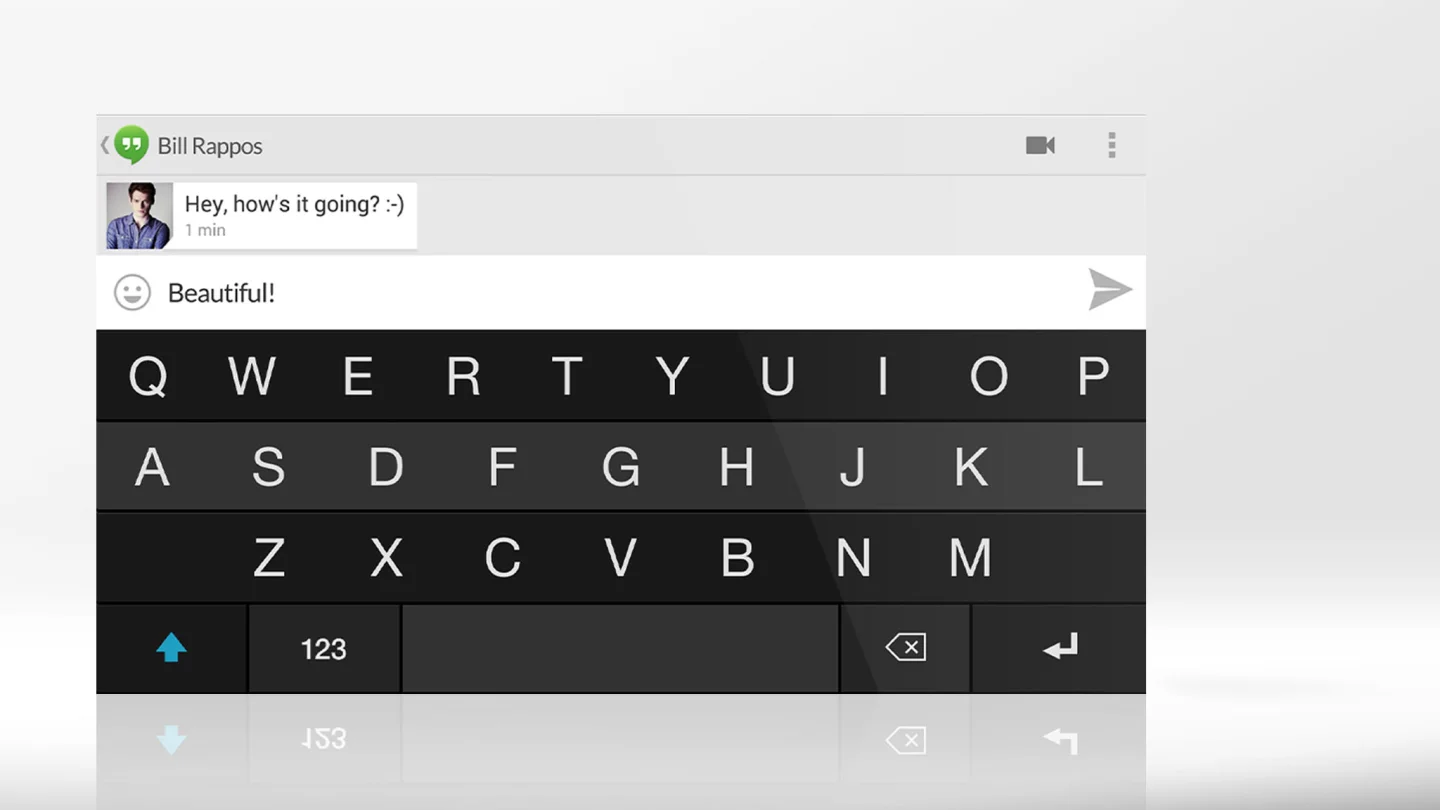 Fleksy is an alternative keyboard designed for typing without looking