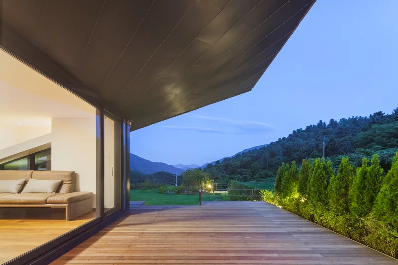 Leaning House was completed earlier this year (Photo: Kyungsub Shin)