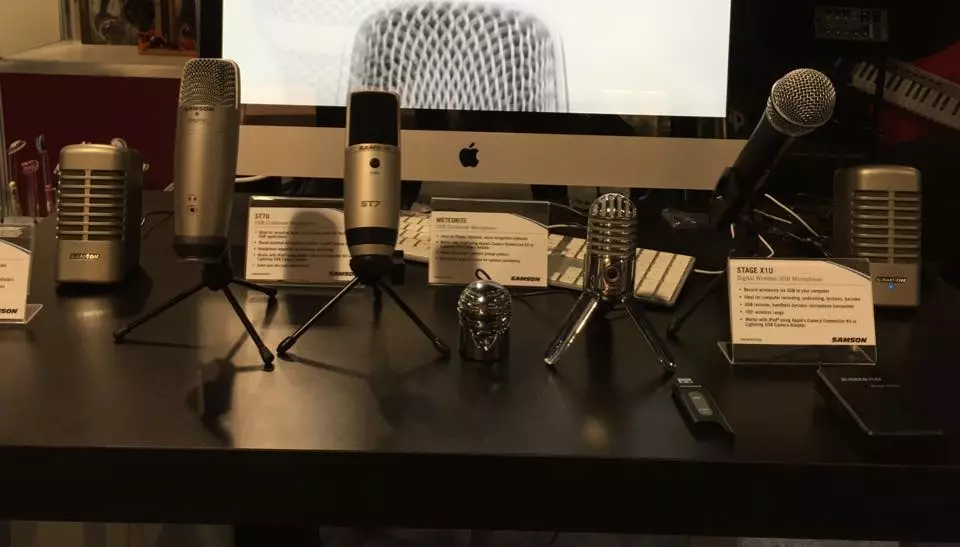 Among the raft of new consumer audio products that Samson Technologies took to CES last month was a desktop speaker system for computers, laptops and tablets