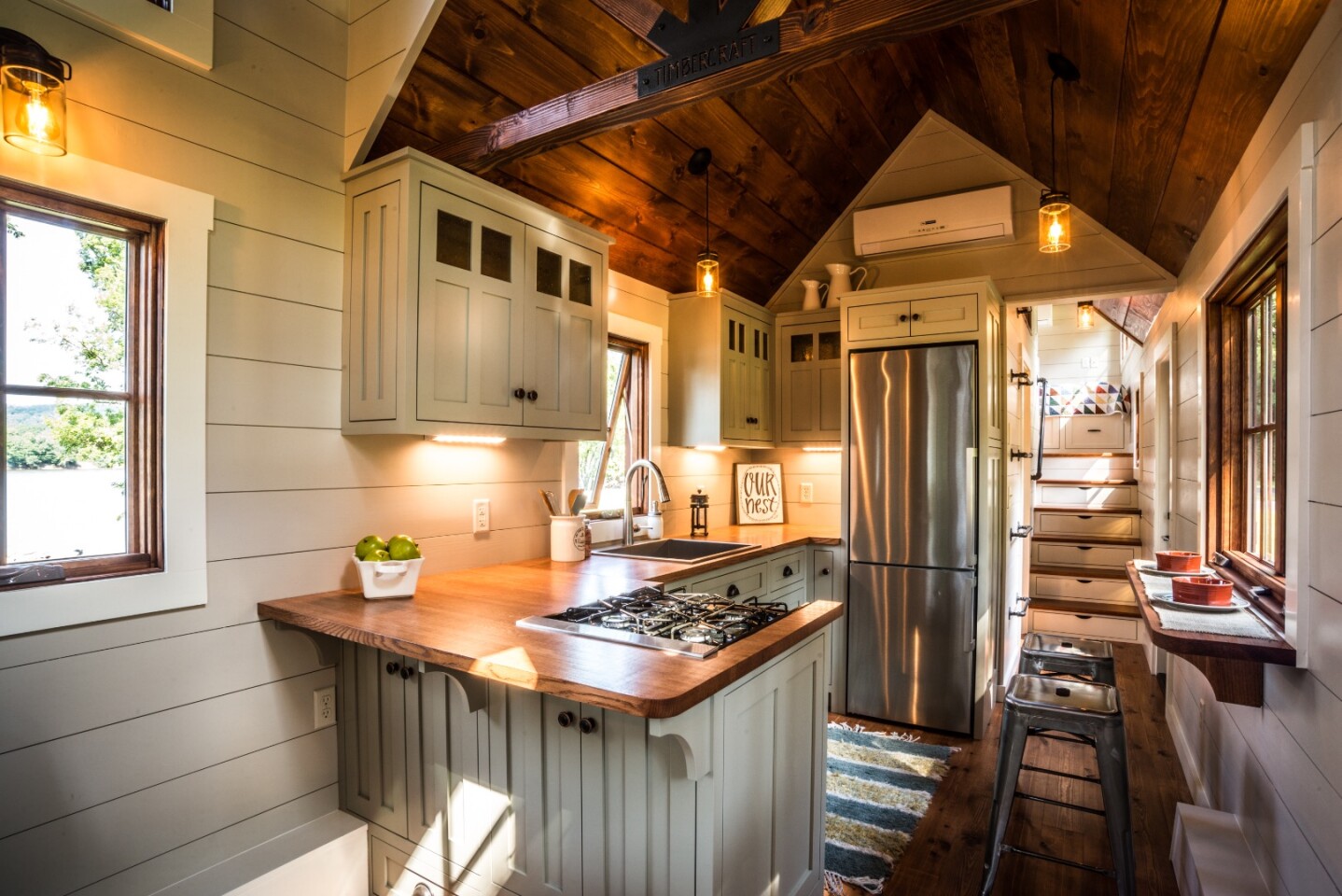 The Denali's kitchen includes two breakfast bar areas