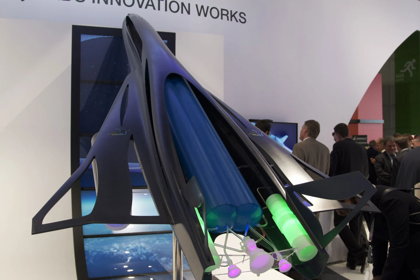 EADS' ZEHST concept plane mock-up at the 2011 Paris Airshow (Photo: Noel McKeegan/Gizmag)