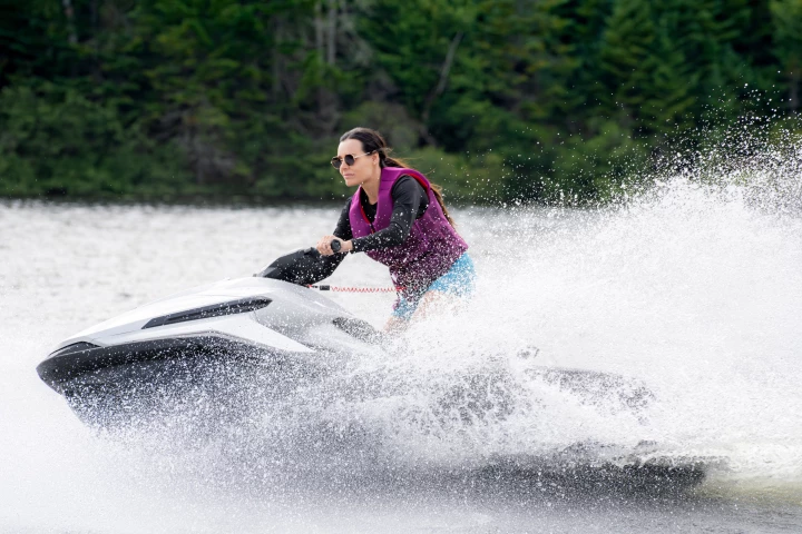 "Spend an afternoon on the water with up to 2 hours of riding, charge, unplug and repeat," said Taiga Motors CEO Samuel Bruneau of the new Orca Performance