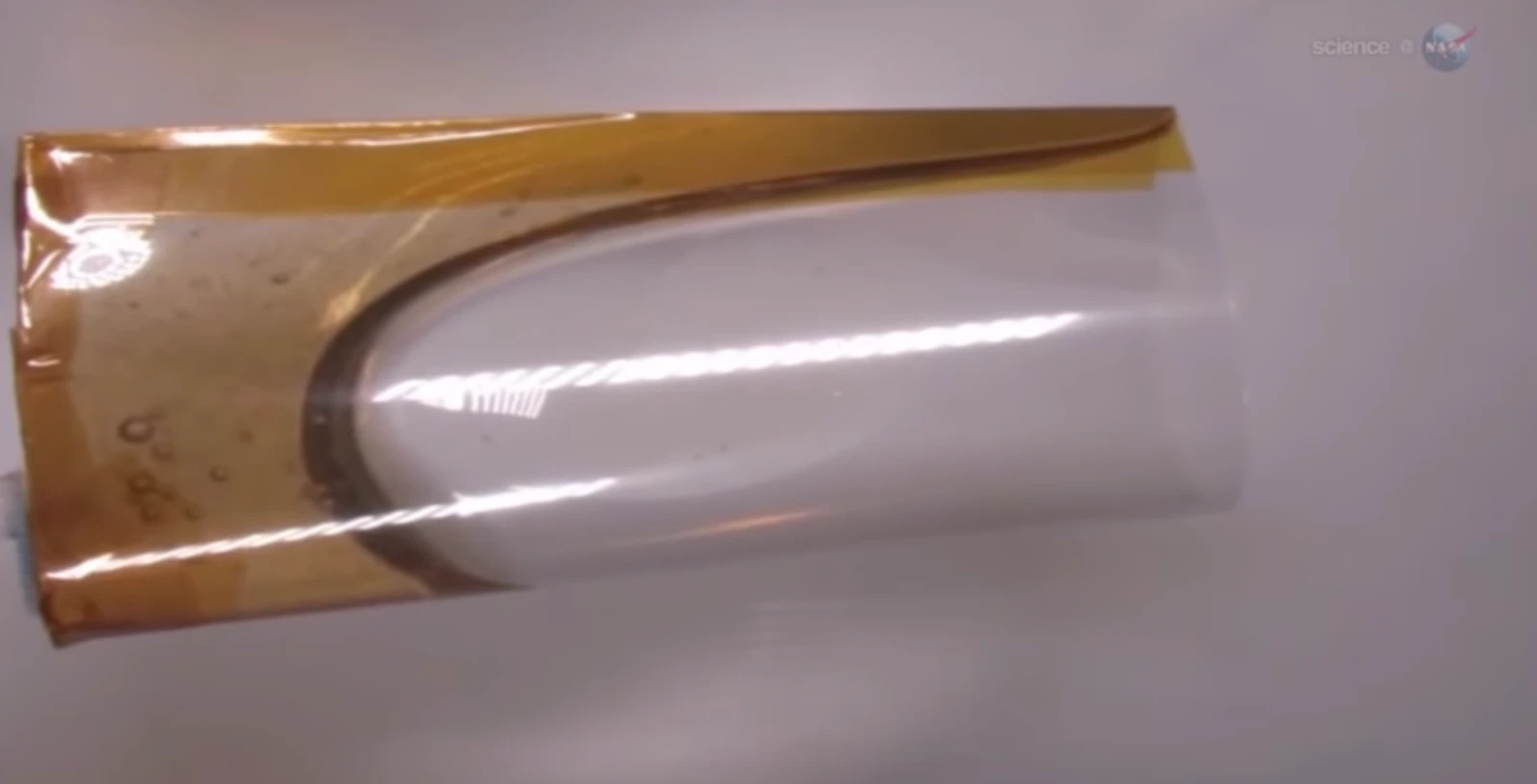 An experimental version of the zero-g espresso cup on the ISS (Image; NASA)