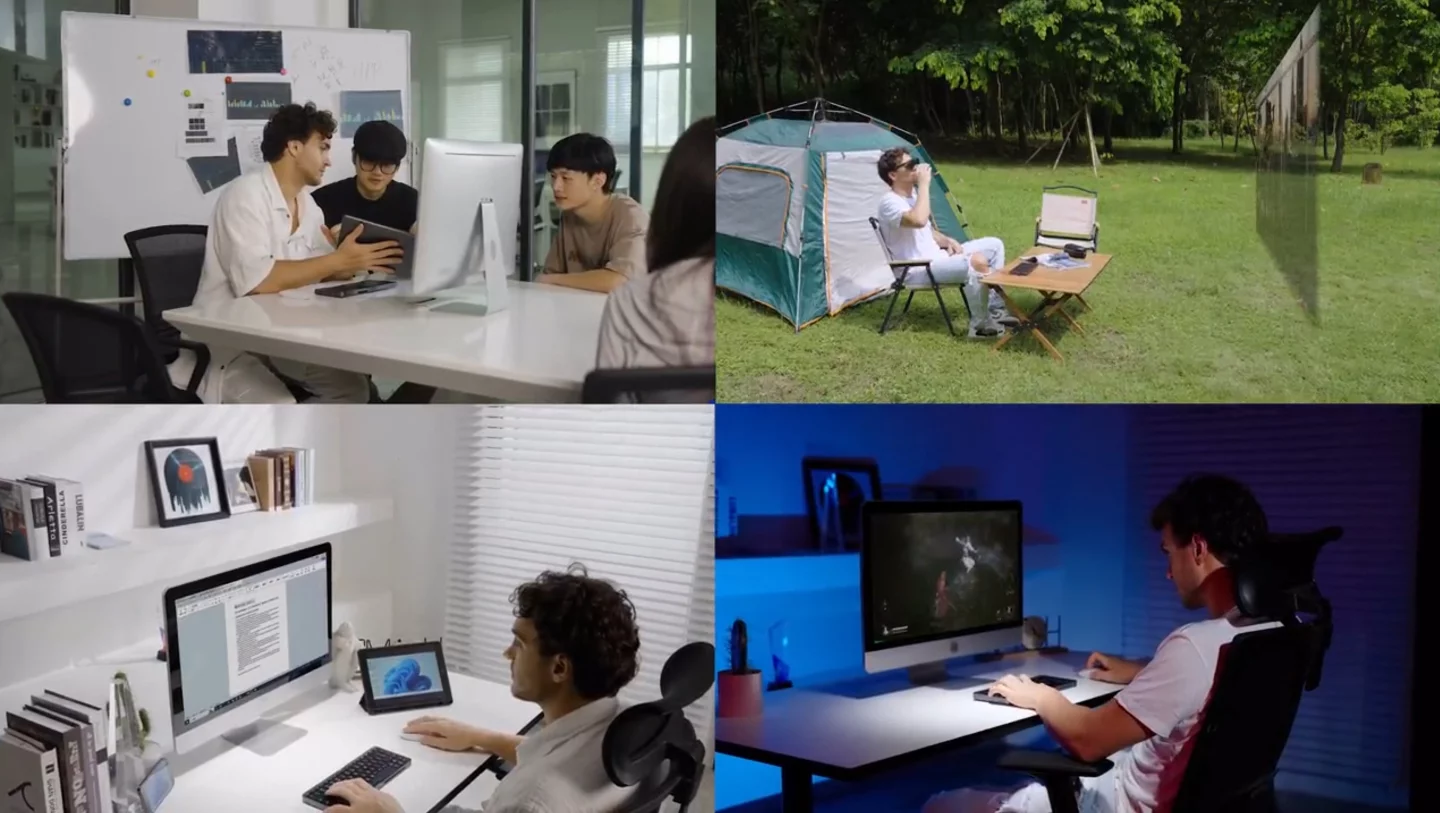The Lunar 2-in-1 can work at the office, play in the games room or keep you productive at camp