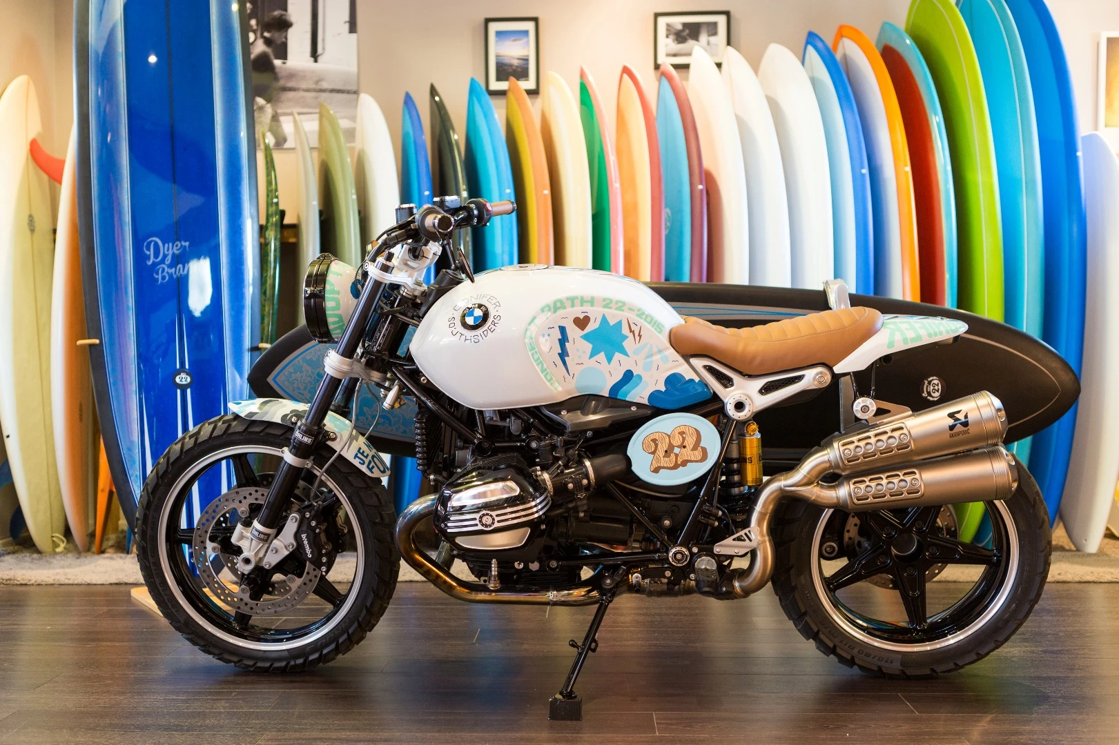 BMW Concept Path 22 with a shortboard