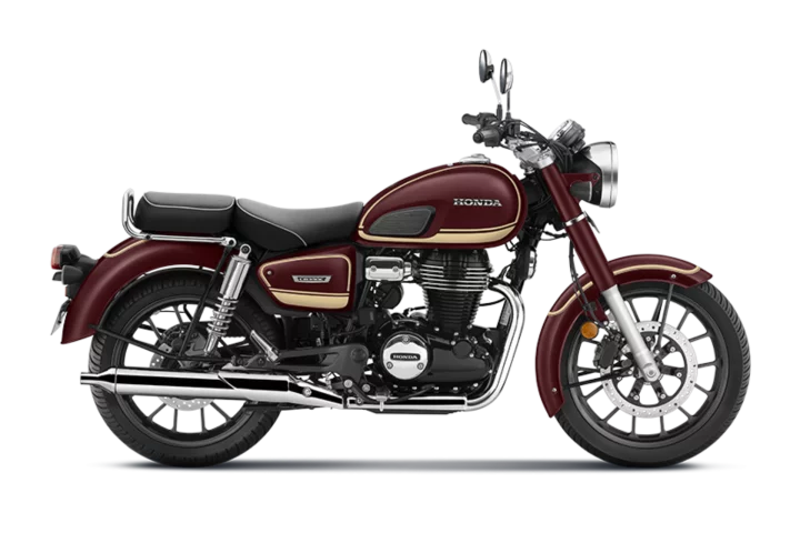 The CB350 Special Edition is based on the stock CB350, but differs with a unique visual motif with vintage designs on the fuel tank, side panels, and fenders