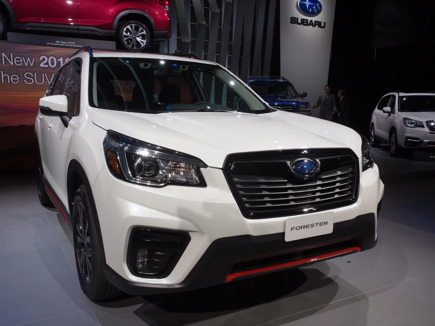 The new Subaru Forester is powered by an updated 2.5-liter four-cylinder boxer engine with 182 hp