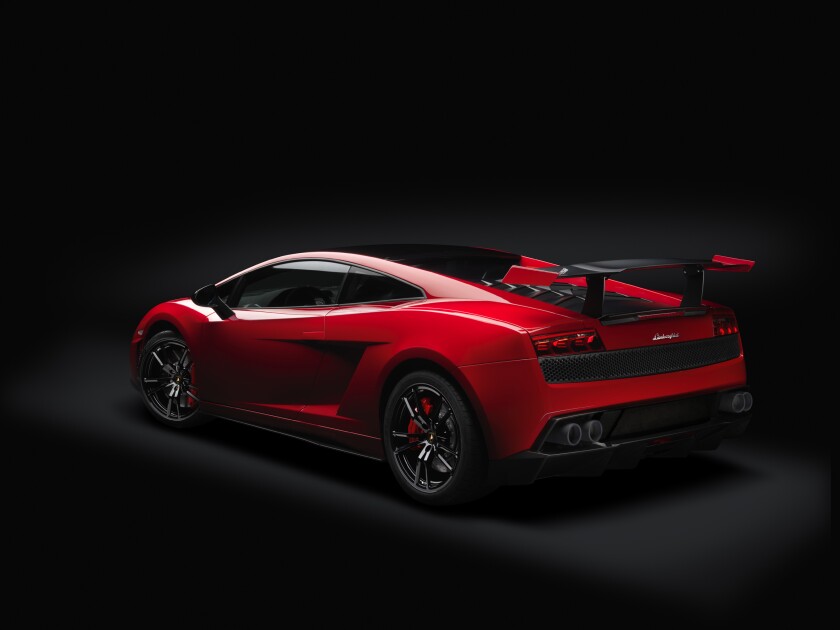 Gallardo introduced ten years ago in 2003 is the most successful Lamborghini to date and considered the company's bread and butter model (570 4 Super Trofeo shown)