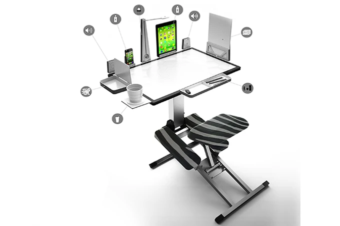 The company plans to create accessories designed to snap into the sides of the Edge Desk's work surface