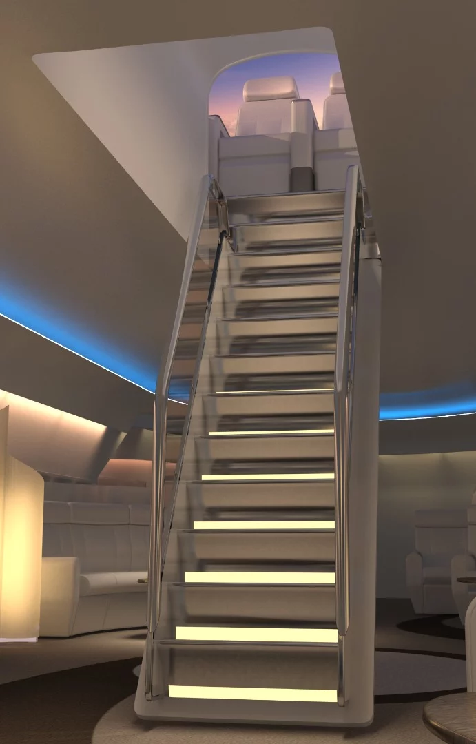 A version of the SkyDeck will be available with a staircase