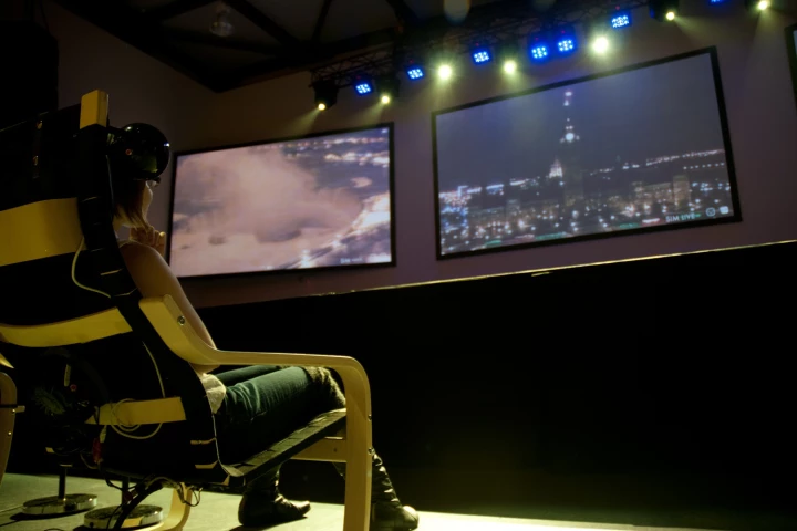 InteraXon's Bright Ideas demo, at the Vancouver Olympic Games site