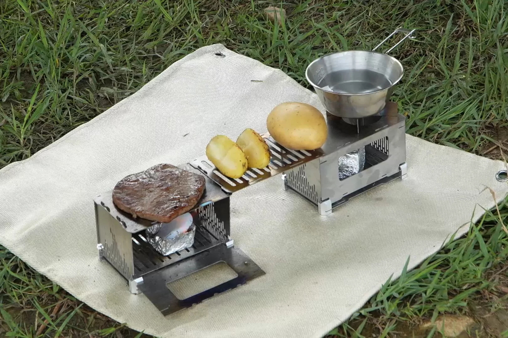 Multiple FireNests can be linked together and used in different configurations