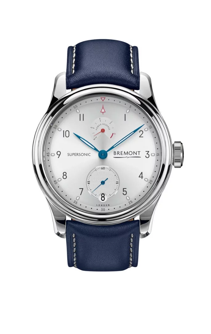 The Bremont Supersonic white gold