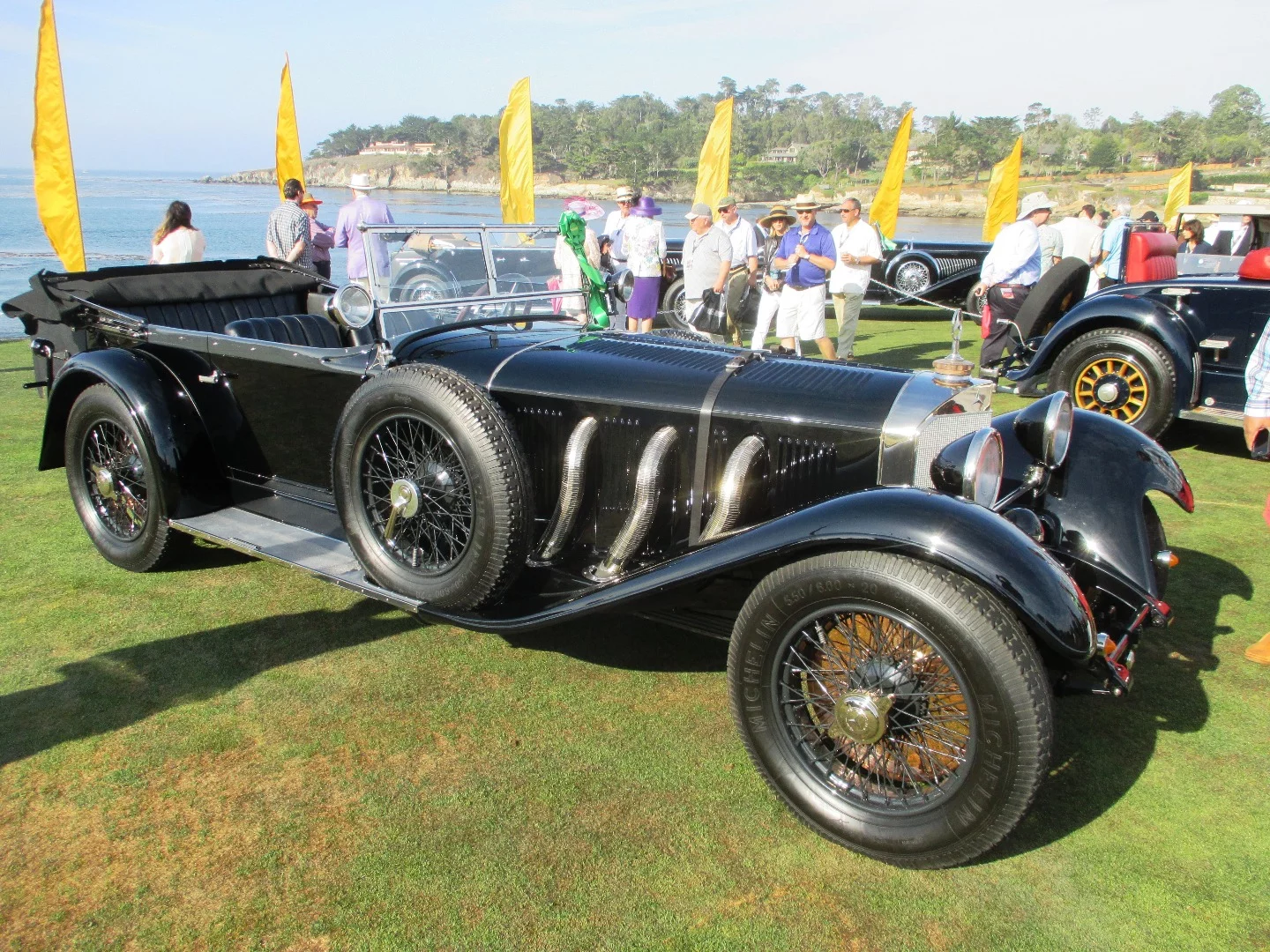 1928 Mercedes Benz Tourer at Pebble Beach