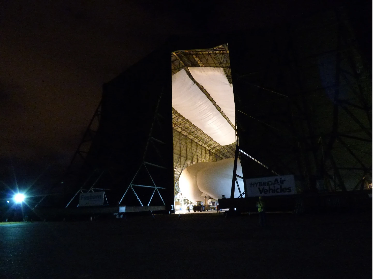 Airlander 10 in Airship Shed 1