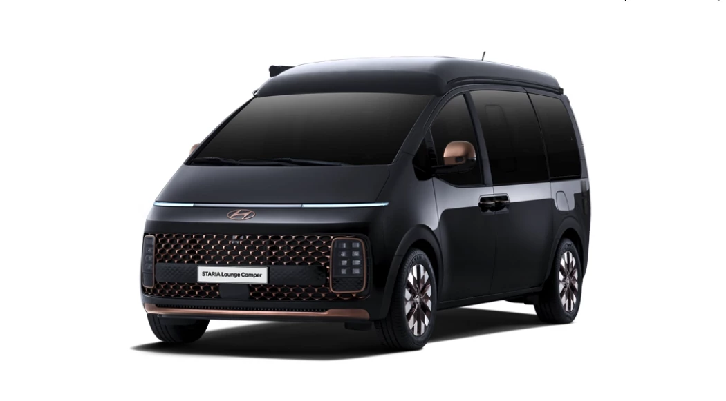 Along with traditional sun-reflecting RV white, the Staria Campers are available in black