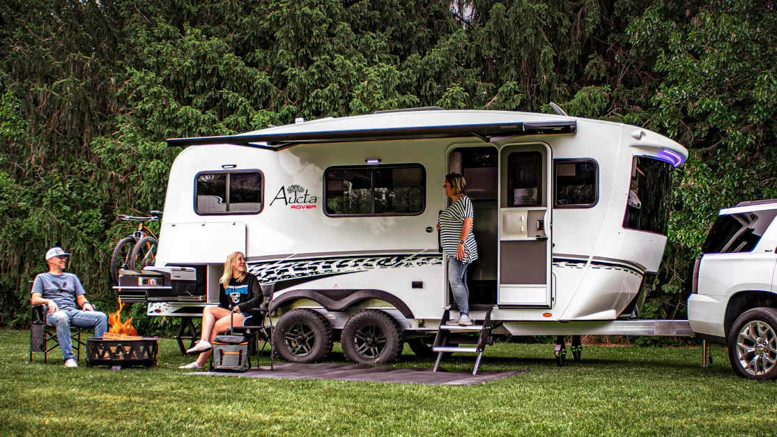 The new 30-foot Sycamore becomes the flagship of not only the Aucta lineup but also inTech's multi-family travel trailer line