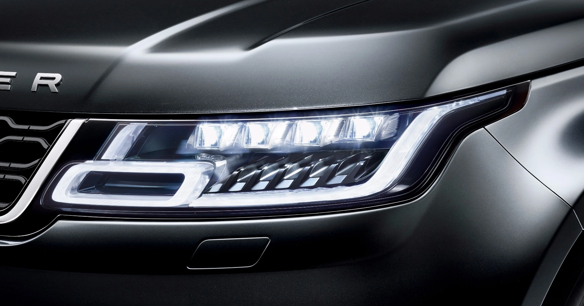 New headlamps on the new Range Rover Sport