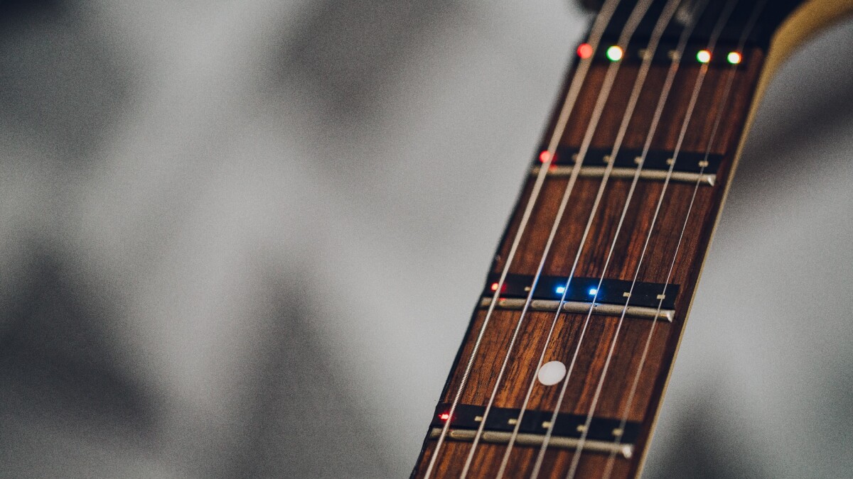 Each adhesive-backed LED strip is reckoned to be less than half the height of a standard fret