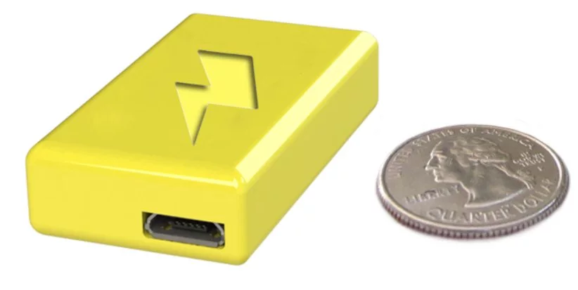 The device can be worn either as a wristband or stuck to the skin via adhesive stickers